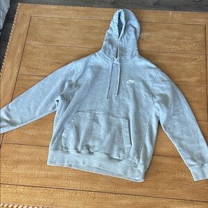 Nike Light Grey Men's Large Hoodie